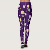 Pastel tulpen leggings (Achterkant)