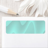 Pastel Turquoise Abstract Swirl Afbeelding. Etiket (Insitu)