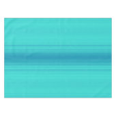 Pastel Turquoise Blue Green Striped Pattern Tafelkleed (Voorkant (Horizontaal))