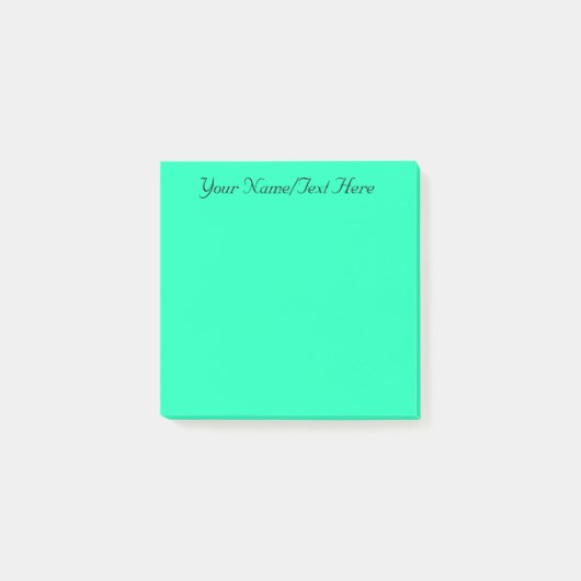 Pastel Turquoise Post-it® Notes (Voorkant)