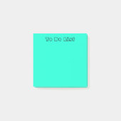 Pastel Turquoise Post-it® Notes (Voorkant)