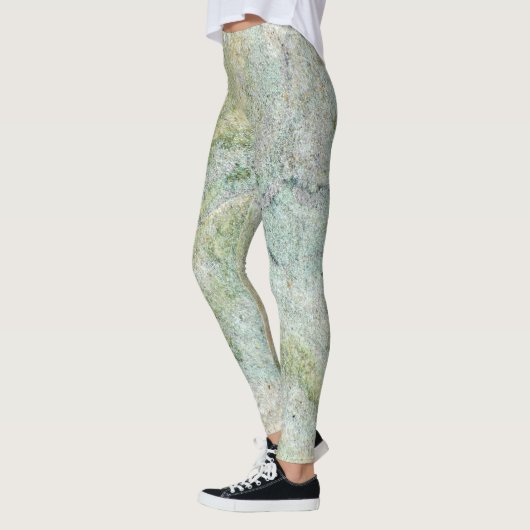 Pastel uit meerdere kleuren, zandsteen leggings (Links)