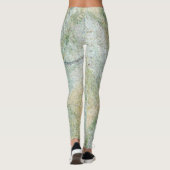 Pastel uit meerdere kleuren, zandsteen leggings (Achterkant)