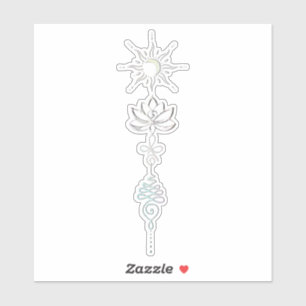 Pastel Unalome Groep Sticker