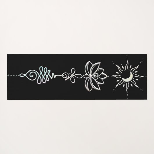 Pastel Unalome Group Yogamat (Achterkant (horizontaal))