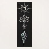 Pastel Unalome Group Yogamat (Achterkant)