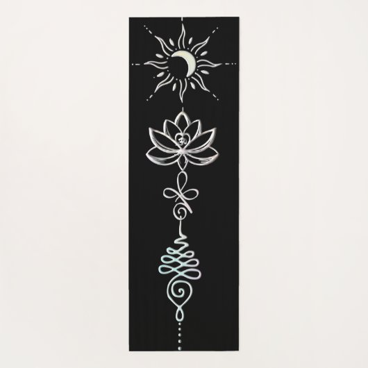 Pastel Unalome Group Yogamat (Achterkant)