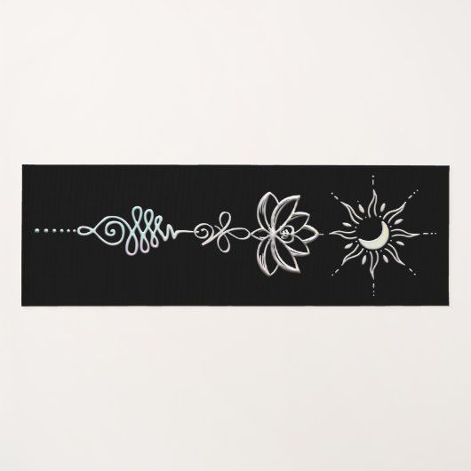 Pastel Unalome Group Yogamat (Voorkant (horizontaal))