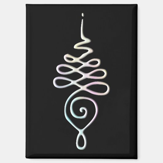 Pastel Unalome Magneet (Voorkant)