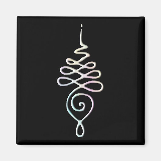 Pastel Unalome Magneet (Voorkant)