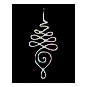 Pastel Unalome Perfect Poster