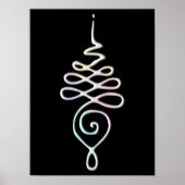 Pastel Unalome Poster (Voorkant)