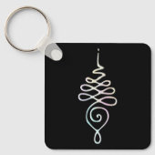 Pastel Unalome Sleutelhanger (Voorkant)