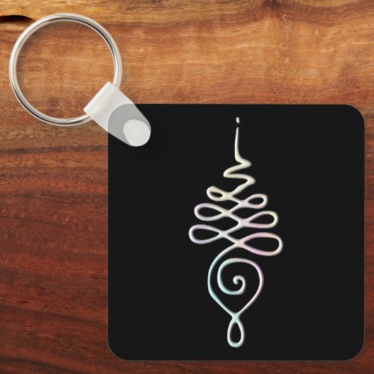 Pastel Unalome Sleutelhanger (Voorkant)
