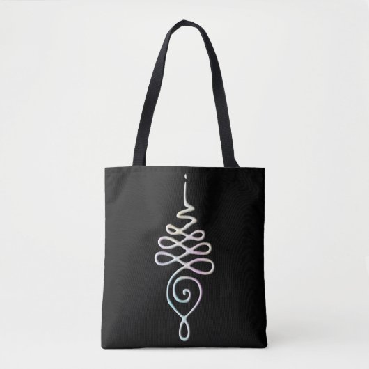 Pastel Unalome Tote Bag (Voorkant)