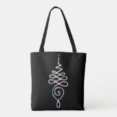 Pastel Unalome Tote Bag (Achterkant)
