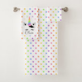 pastel Unicorn Bad Handdoek (Insitu)