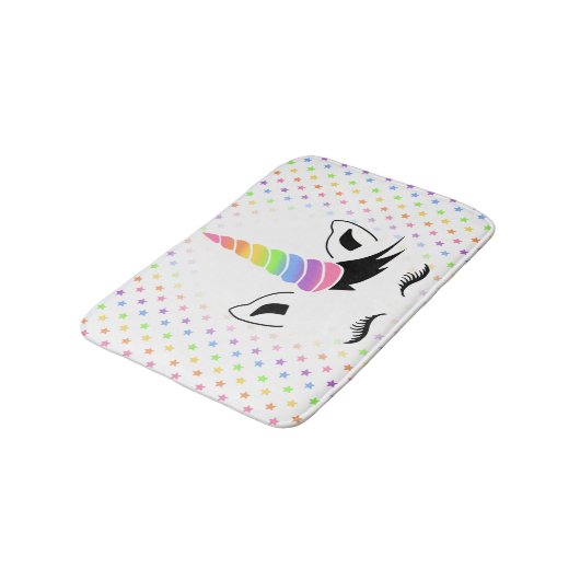  pastel Unicorn Badmat (Gekanteld)