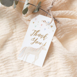 Pastel Unicorn Birthday Cadeaulabel