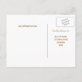 Pastel Unicorn Birthday Party RSVP Uitnodiging Briefkaart (Achterkant)