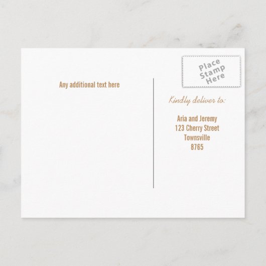 Pastel Unicorn Birthday Party RSVP Uitnodiging Briefkaart (Achterkant)