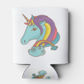 Pastel Unicorn Blikjeskoeler (Achterkant)