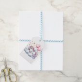 Pastel Unicorn Cadeaulabel (Met Touw)