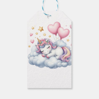 Pastel Unicorn Cadeaulabel