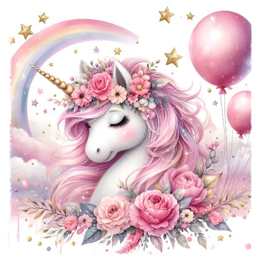 Pastel Unicorn Cadeaupapier