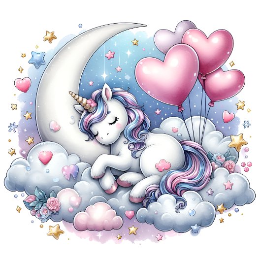 Pastel Unicorn Cadeaupapier