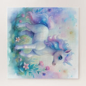 Pastel Unicorn Magical Puzzle Legpuzzel (Horizontaal)