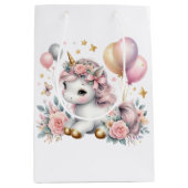 Pastel Unicorn Medium Cadeauzakje (Voorkant)