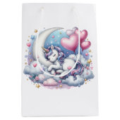 Pastel Unicorn Medium Cadeauzakje (Voorkant)