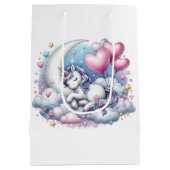 Pastel Unicorn Medium Cadeauzakje (Achterkant)
