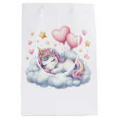 Pastel Unicorn Medium Cadeauzakje (Voorkant)