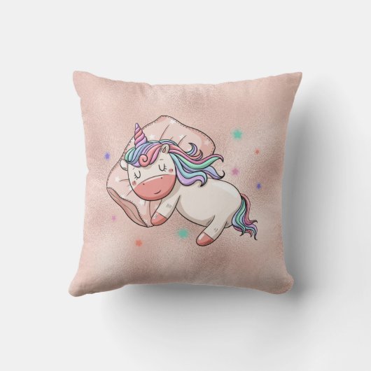 Pastel Unicorn met Matching Back Kussen (Achterkant)