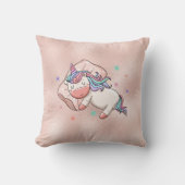 Pastel Unicorn met Matching Back Kussen (Voorkant)