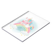  pastel Unicorn Notitieboek (Linkerzijde)