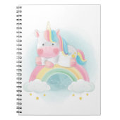  pastel Unicorn Notitieboek (Voorkant)