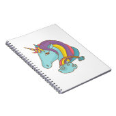 Pastel Unicorn Notitieboek (Rechterzijde)