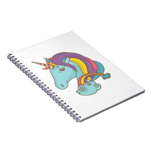 Pastel Unicorn Notitieboek (Rechterzijde)