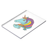 Pastel Unicorn Notitieboek (Linkerzijde)