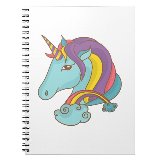 Pastel Unicorn Notitieboek (Voorkant)