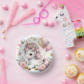 Pastel Unicorn Papieren Kommen (Feest)
