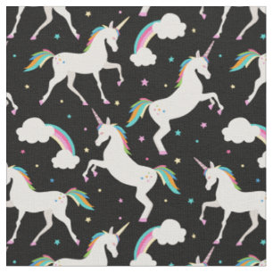 pastel Unicorn Patroon Stof