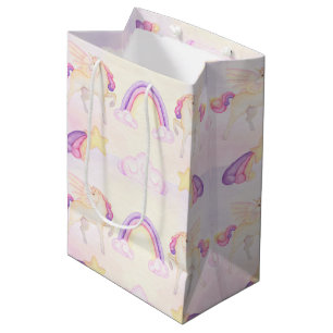Pastel Unicorn Pegasus Medium Cadeauzakje