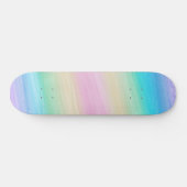 Pastel Unicorn Rainbow Waterverf #2 Persoonlijk Skateboard (Horizontaal)