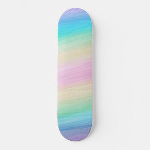 Pastel Unicorn Rainbow Waterverf #2 Persoonlijk Skateboard