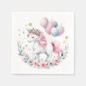 Pastel Unicorn Servet (Voorkant)