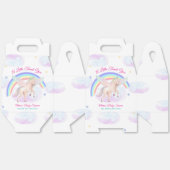 Pastel Unicorn Star Rainbow Fairytale Baby Shower Bedankdoosjes (Ongevouwen)